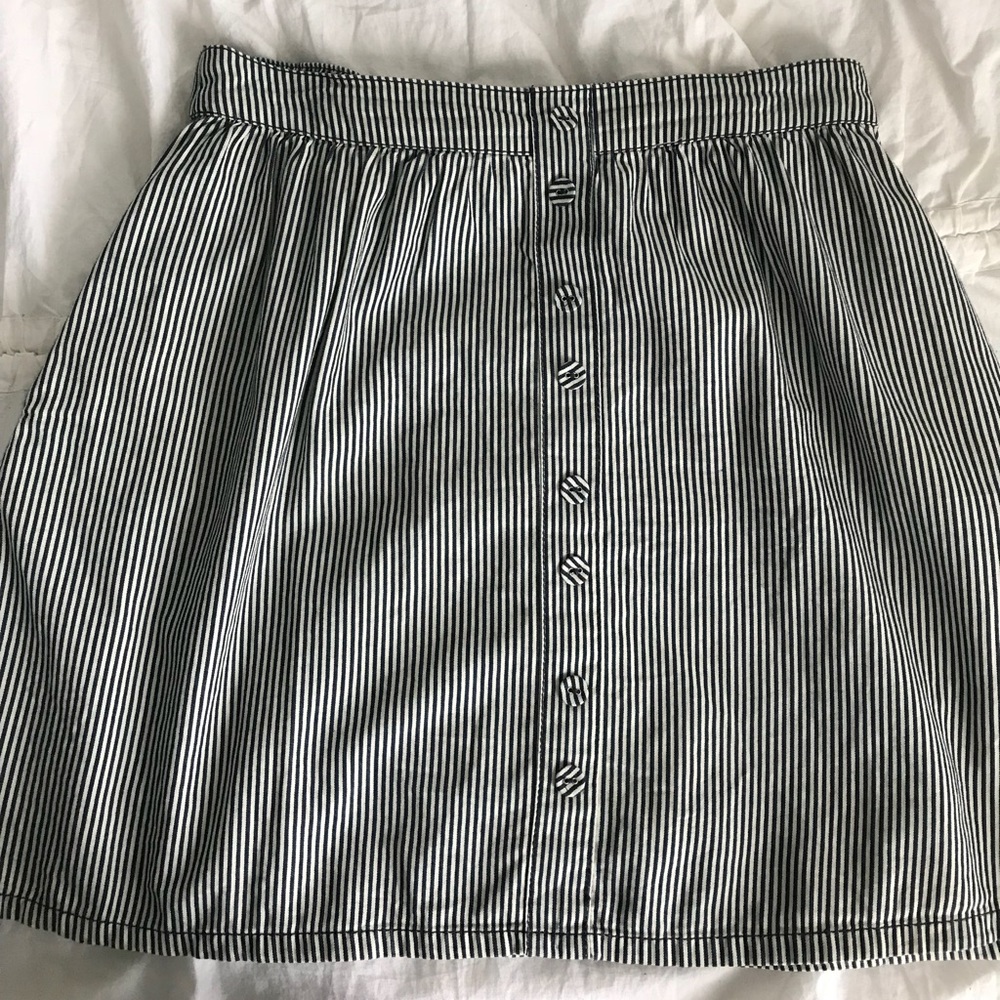 Seersucker skirt